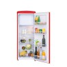 Vertikaler Retro Vintage Schwarzer Kühlschrank 218L RF218RRA++ FrigeluX