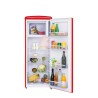 Vertikaler Retro Vintage Schwarzer Kühlschrank 218L RF218RRA++ FrigeluX