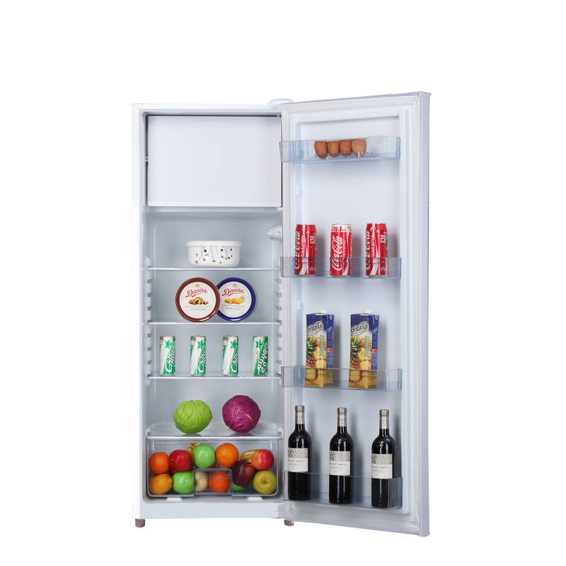 Weißer vertikaler Kühlschrank R4A218BE 218L - FrigeluX