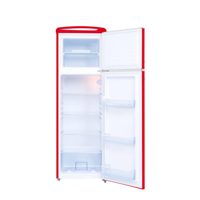 Réfrigérateur Retro Vintage Rouge 2 portes RFDP246RRA++ 245L - Frigelux 