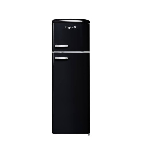 Réfrigérateur Retro Vintage Noir 2 portes RFDP246RNA++ 245L - FrigeluX