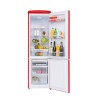 Kombinierter Kühlschrank Retro Vintage Rot 244L CB255RRA++ FrigeluX
