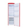 Kombinierter Kühlschrank Retro Vintage Rot 244L CB255RRA++ FrigeluX