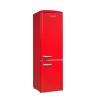 Kombinierter Kühlschrank Retro Vintage Rot 244L CB255RRA++ FrigeluX