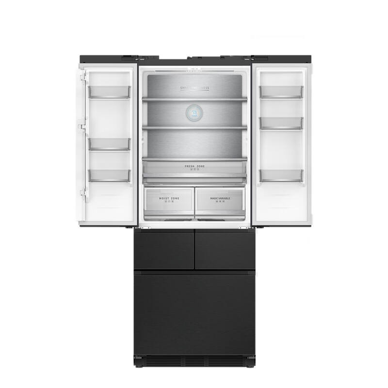 French Door Kühl-Gefrierschrank Schwarz FRD190XBI 413L - FrigeluX