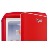 Kombinierter Kühlschrank Retro Vintage Rot 244L CB255RRA++ FrigeluX