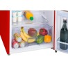 Vertikaler Retro Vintage Schwarzer Kühlschrank 218L RF218RRA++ FrigeluX