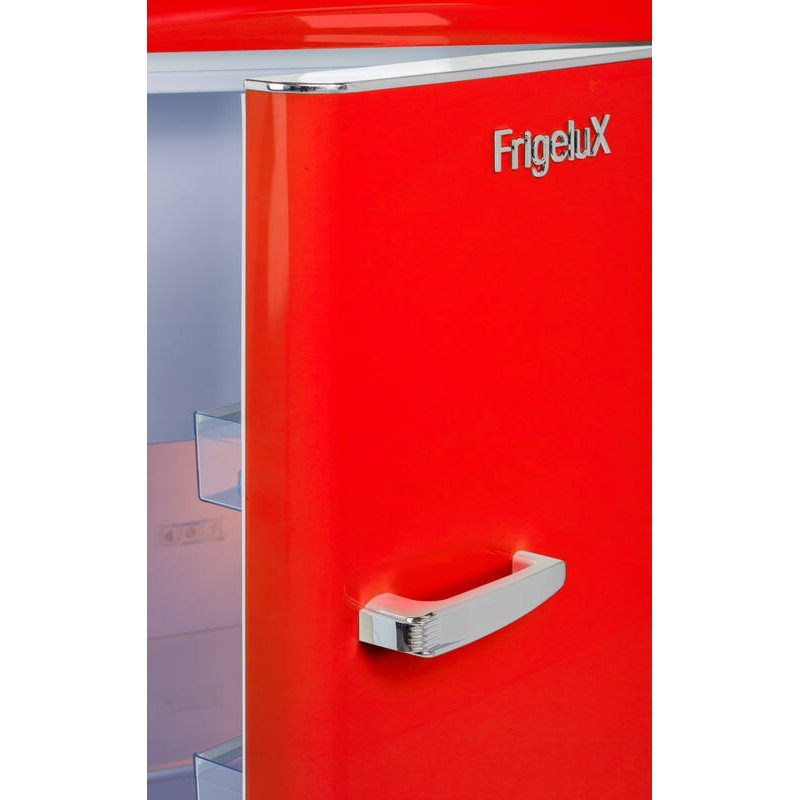 Vertikaler Retro Vintage Schwarzer Kühlschrank 218L RF218RRA++ FrigeluX
