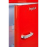 Vertikaler Retro Vintage Schwarzer Kühlschrank 218L RF218RRA++ FrigeluX
