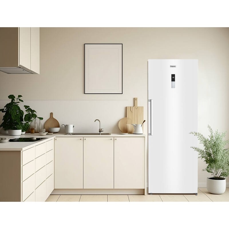 Weißer vertikaler Kühlschrank RA445BE 475L - FrigeluX